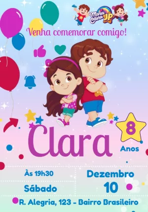 Convite Maria Clara E Jp Colorido para mais pesquisados