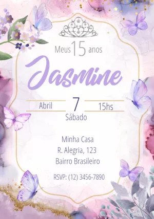 15 Anos Borboletas Debutante