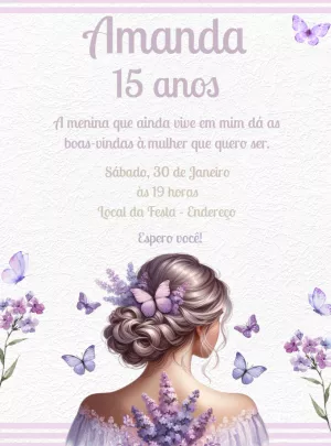 15 Anos Debutante Floral