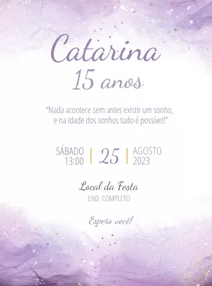 15 Glitter Roxo