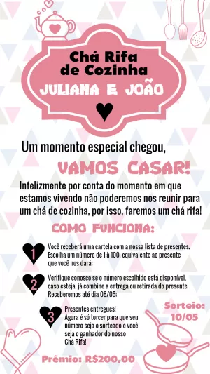 Chá De Panela Rosa Chaleir