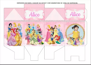 Convite Caixa Milk Princesas Da Disney Com Foto Foto) para mais pesquisados
