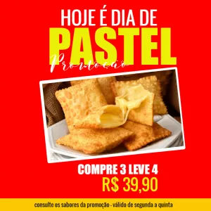 Convite Post Para Pastelaria Promoção Pastel Propaganda para mais pesquisados