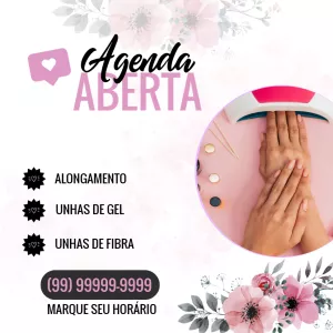 Convite Post Para Manicure E Pedicure Preto para mais pesquisados
