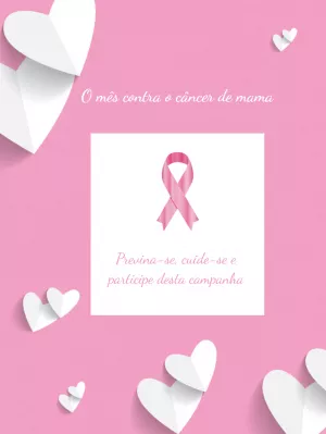 Convite Post Para Outubro Rosa Mulher para mais pesquisados