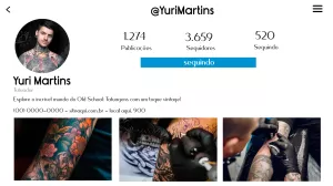 Convite Cartão De Visita Feed Instagram Tatuador School para mais pesquisados