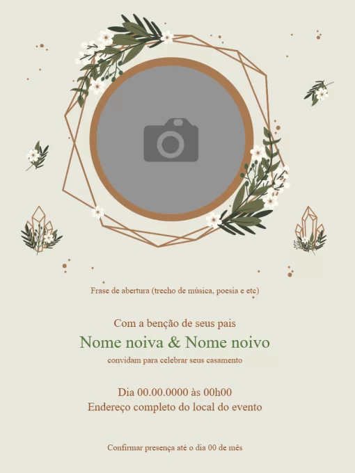 Convite Casamento Festa para casamento