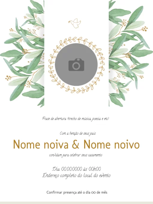 Convite Casamento Whatsapp para casamento