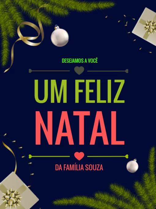 Convite Cartão Natal Feliz Crianças para cartão