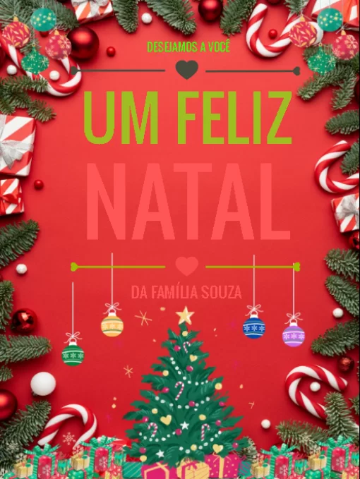 Convite Cartão Natal Feliz Noel Festa para cartão