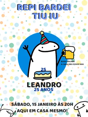 Convite Flork Cerveja Verde para mais pesquisados