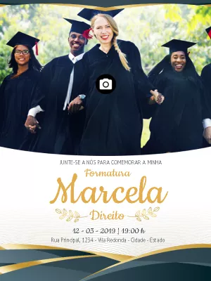Formatura Com Foto Graduação