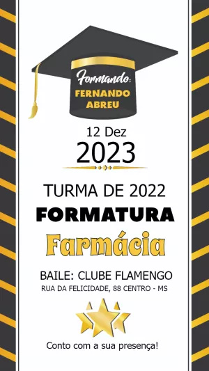 Formatura Farmácia Preto