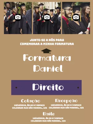 Formatura Com Fotos Escola