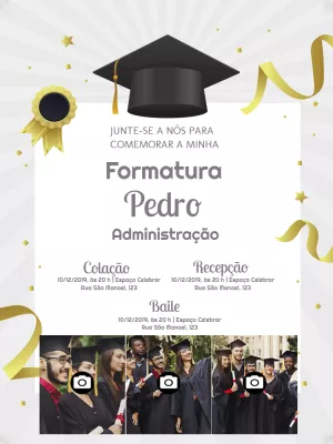 Formatura Com Fotos Terceiro