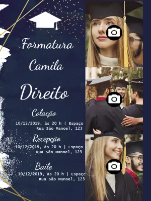 Formatura Com Fotos Colegial