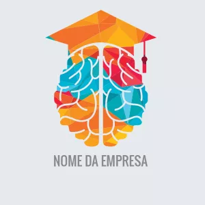 Convite Logo Para Empresas Educação Marca para formatura